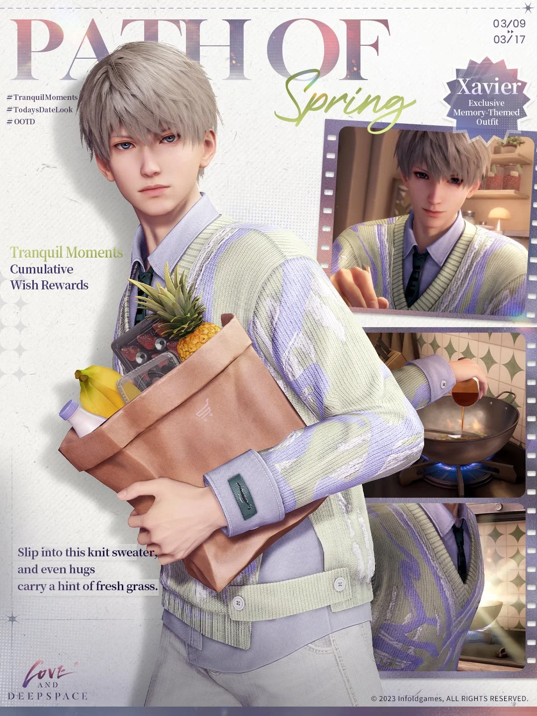 Love and Deepspace | The New 5-Star Memory Limited Wish Pool [Xavier: Tranquil Moments] is Coming Soon!