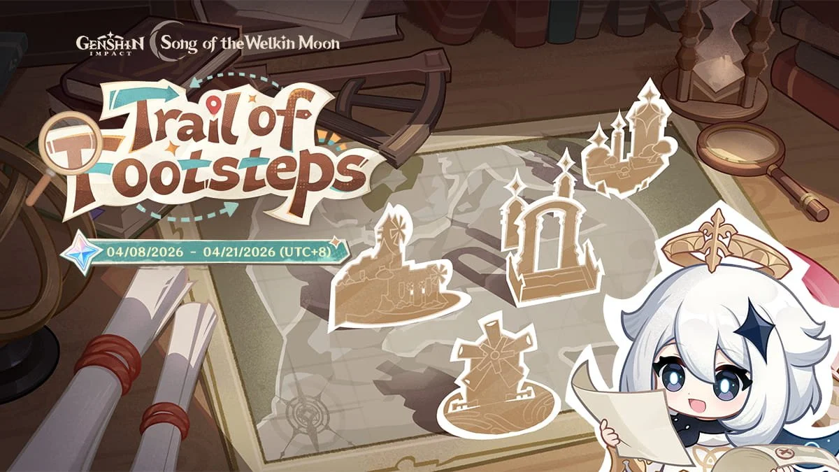The "Trail of Footsteps" web event is now available. Come explore new areas and continue your adventure in Version "Luna VI"~