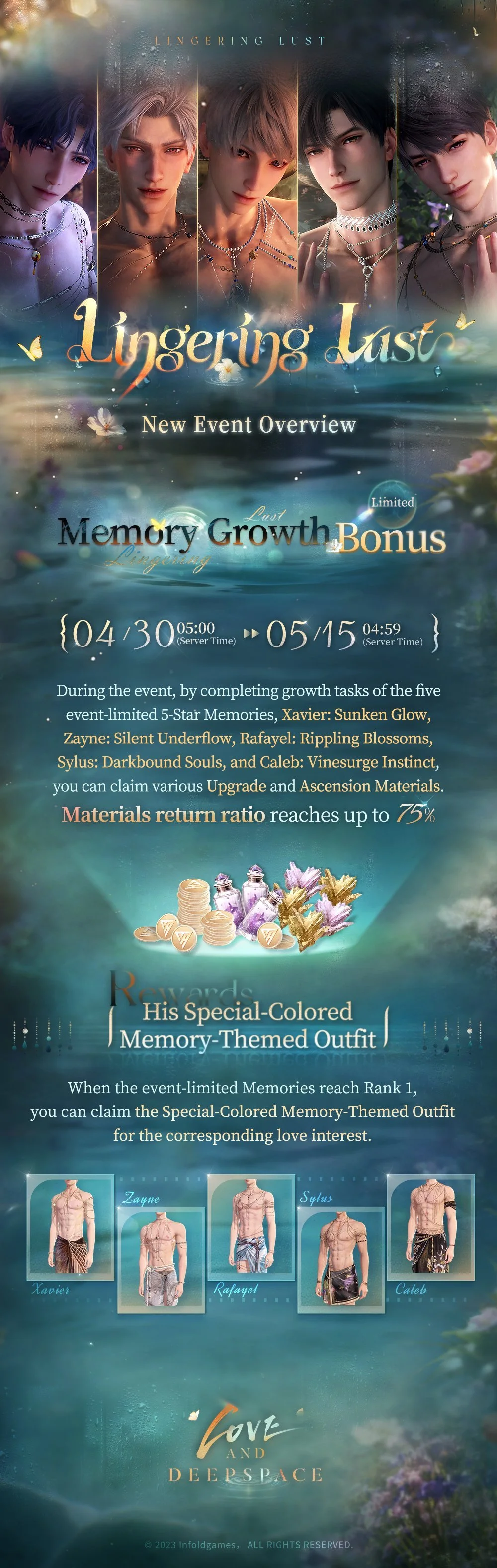 The 5-Star Memory Growth Bonus will be available!