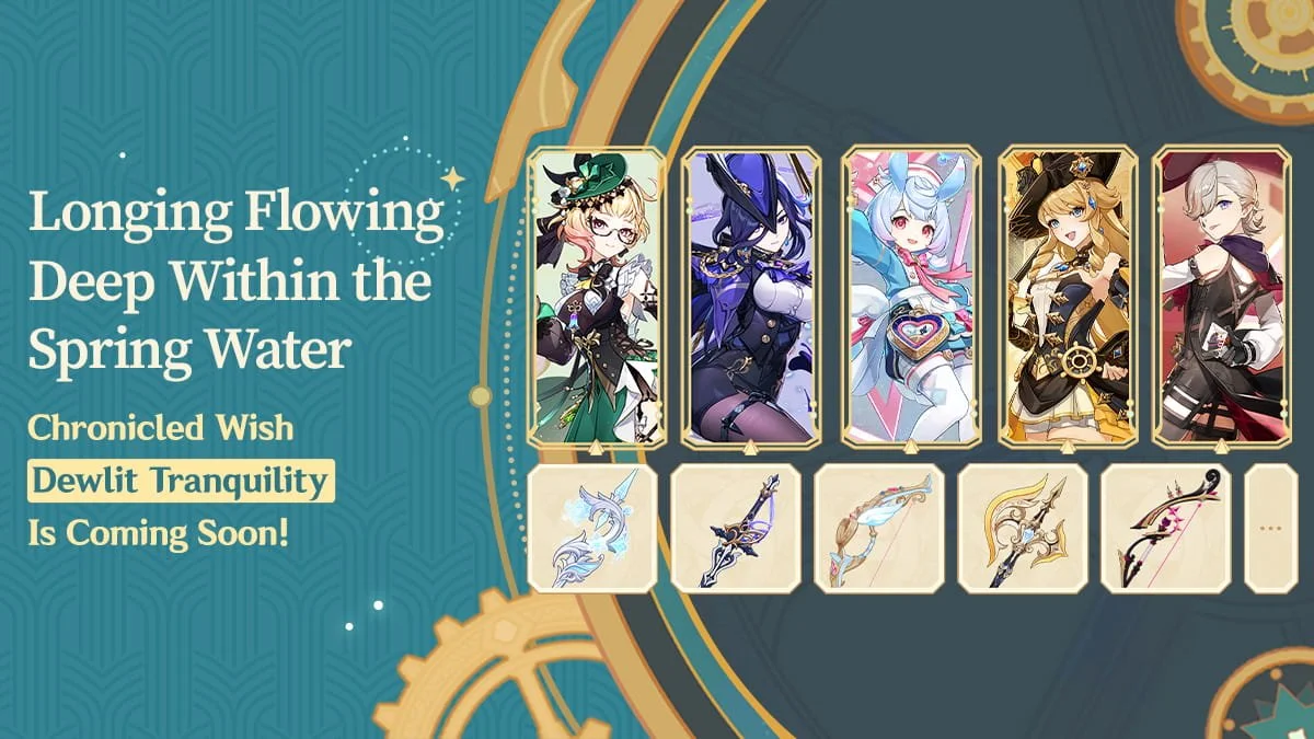 Longing Flowing Deep Within the Spring Water — Event Wish "Dewlit Tranquility"