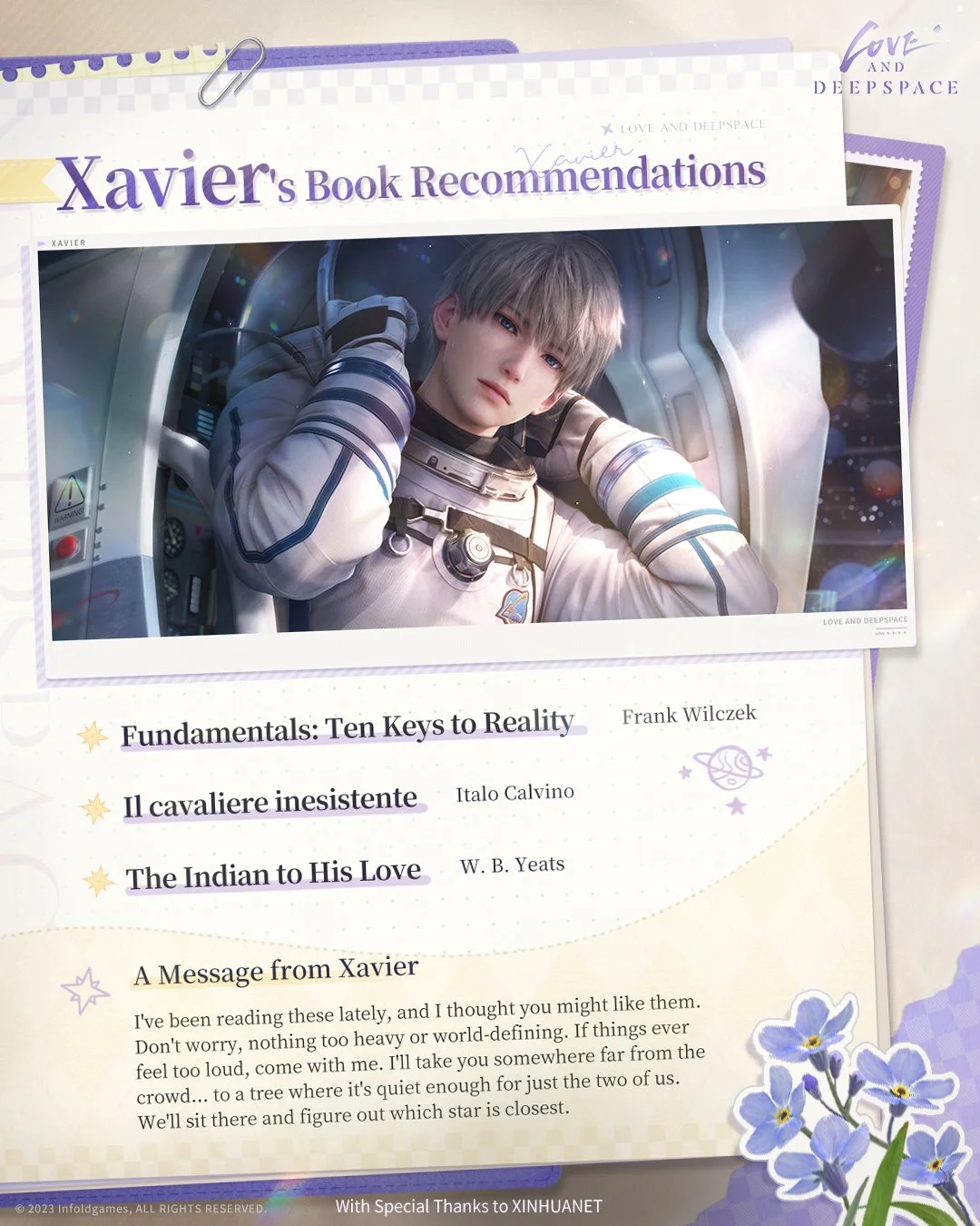 Love and Deepspace World Book Day Event Guide (April 23 Special Collaboration)
