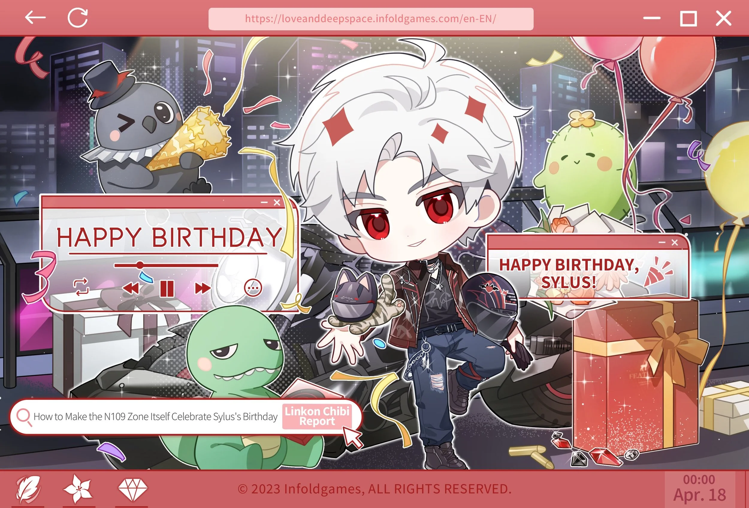 Love and Deepspace Sylus Birthday Event Guide (Neon Windride Celebration)