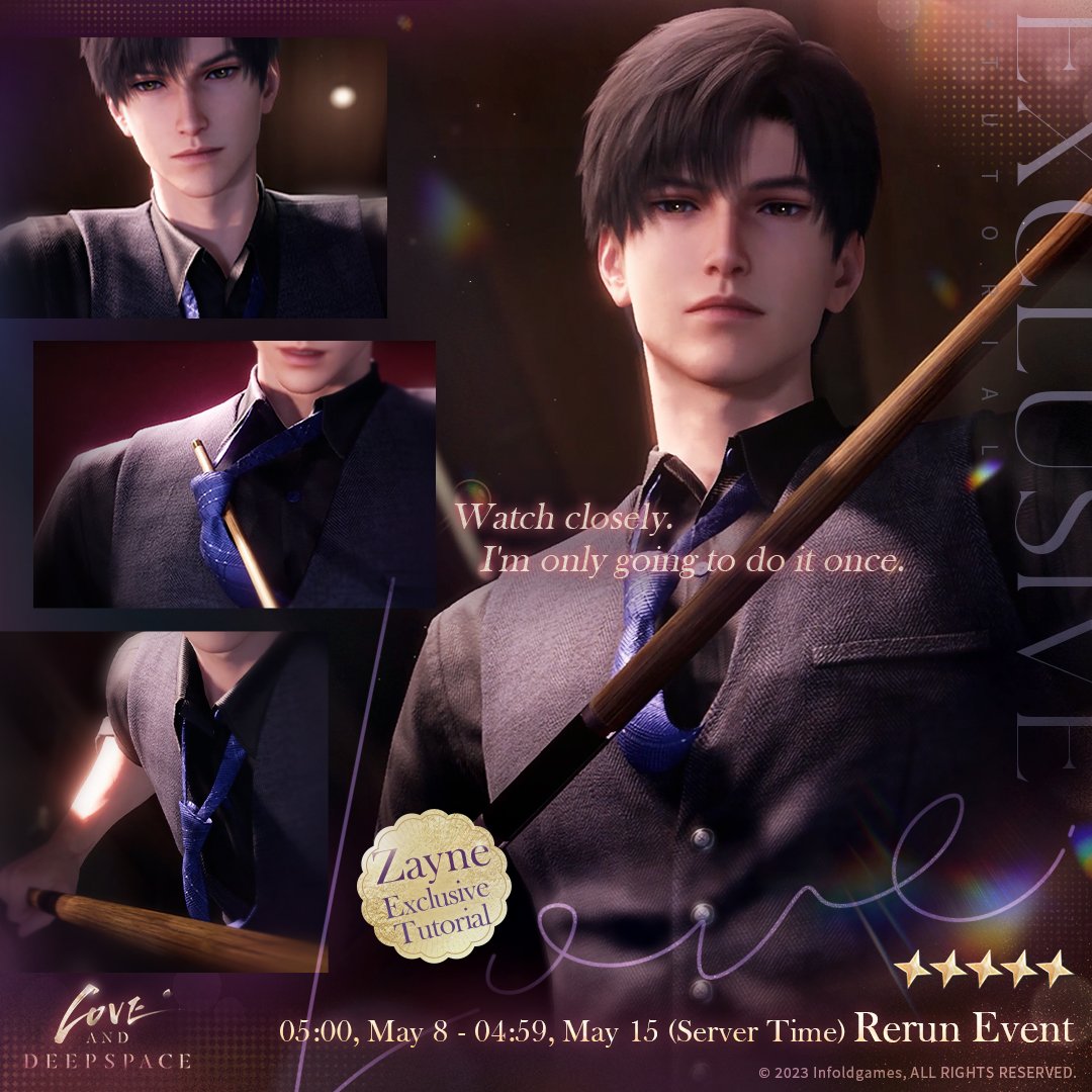 Love and Deepspace “Double Kiss” Rerun Guide: Zayne 5-Star Memory Returns