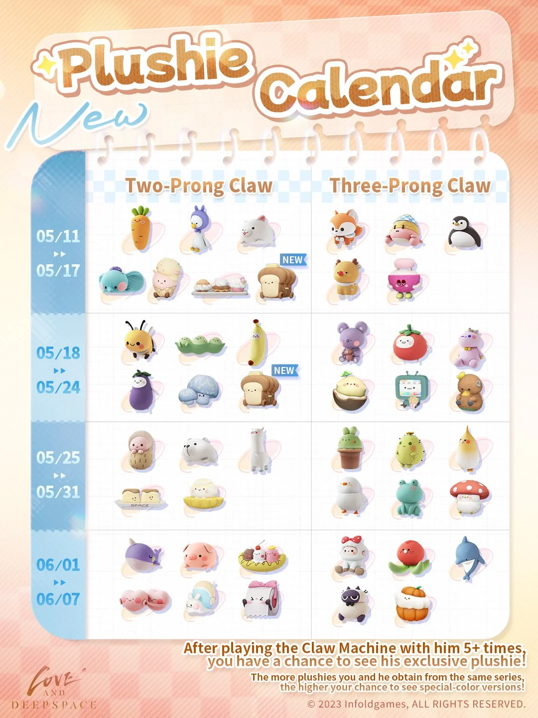 Love and Deepspace “Toast Express” and “Puff Squad” Plushie Event Guide