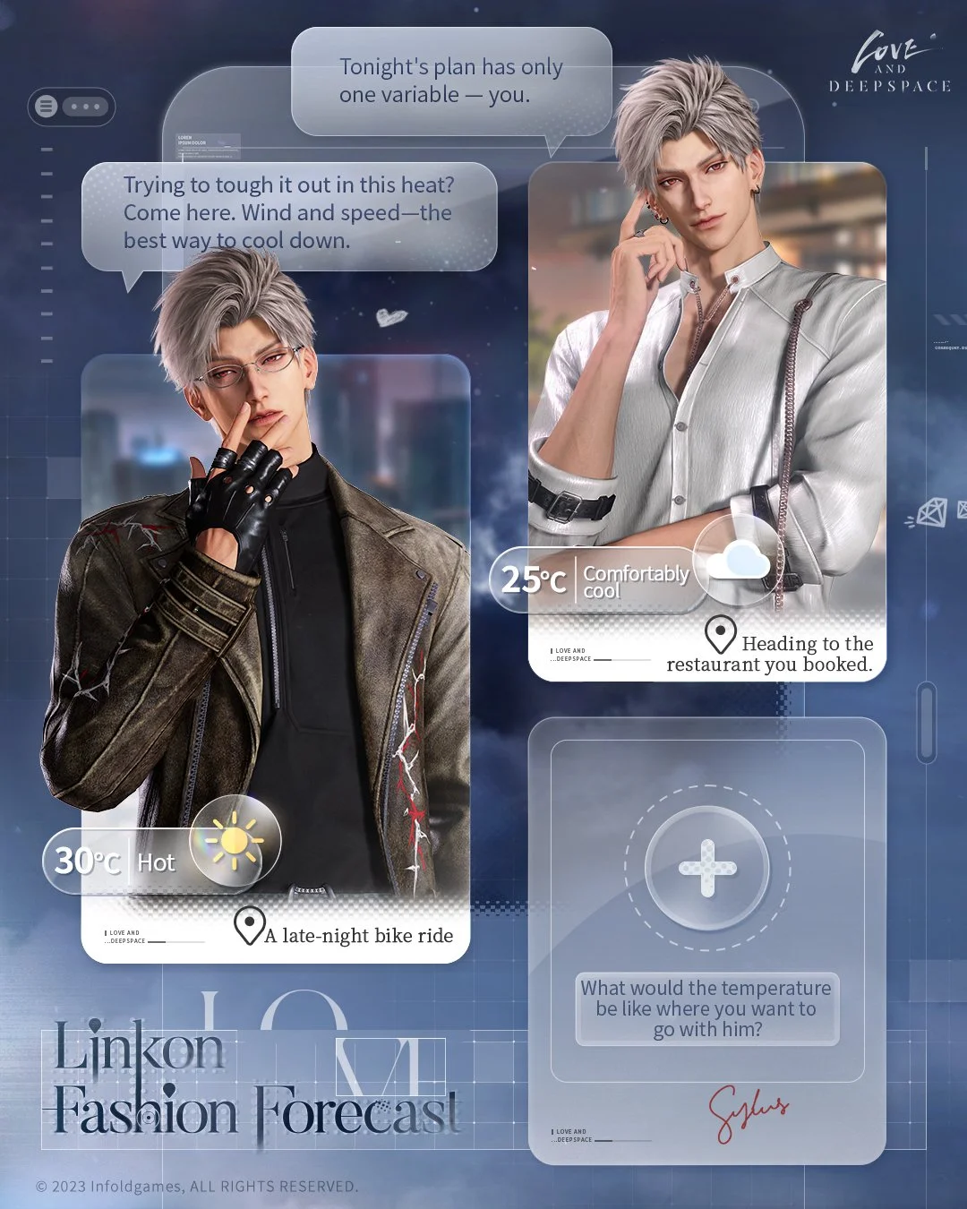Love and Deepspace “Linkon Fashion Forecast” Event Guide: Weather, Couple Styling, and Cozy Daily Moments