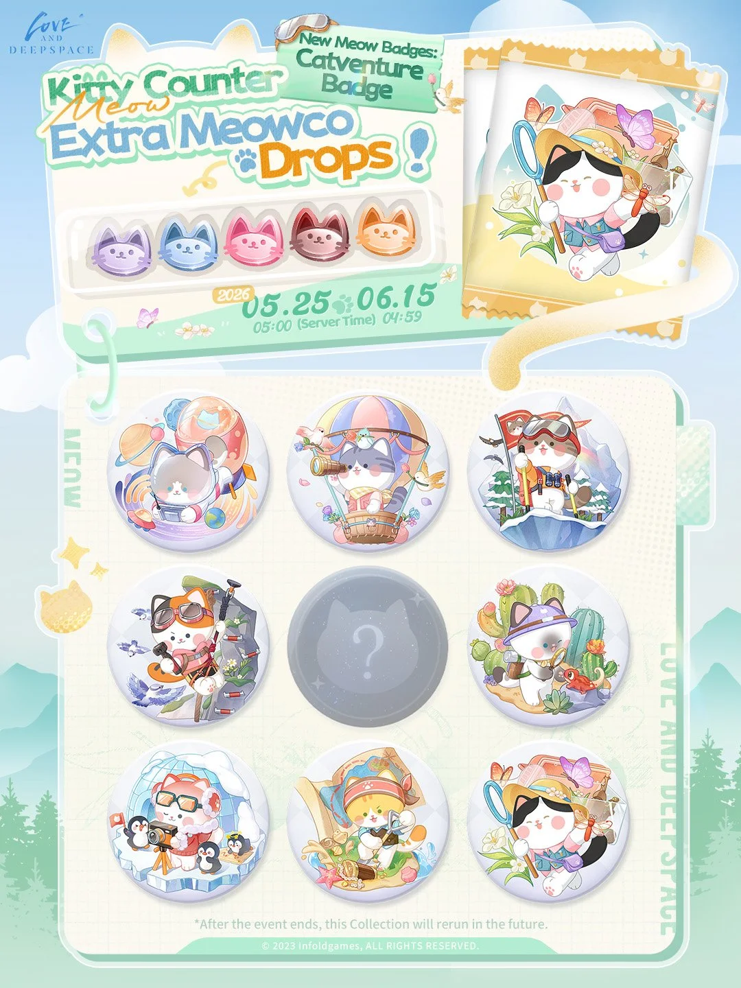 Love and Deepspace “Catventure” Meowcos Event Guide: Full Breakdown of Rewards, Timelines &amp; Draw System