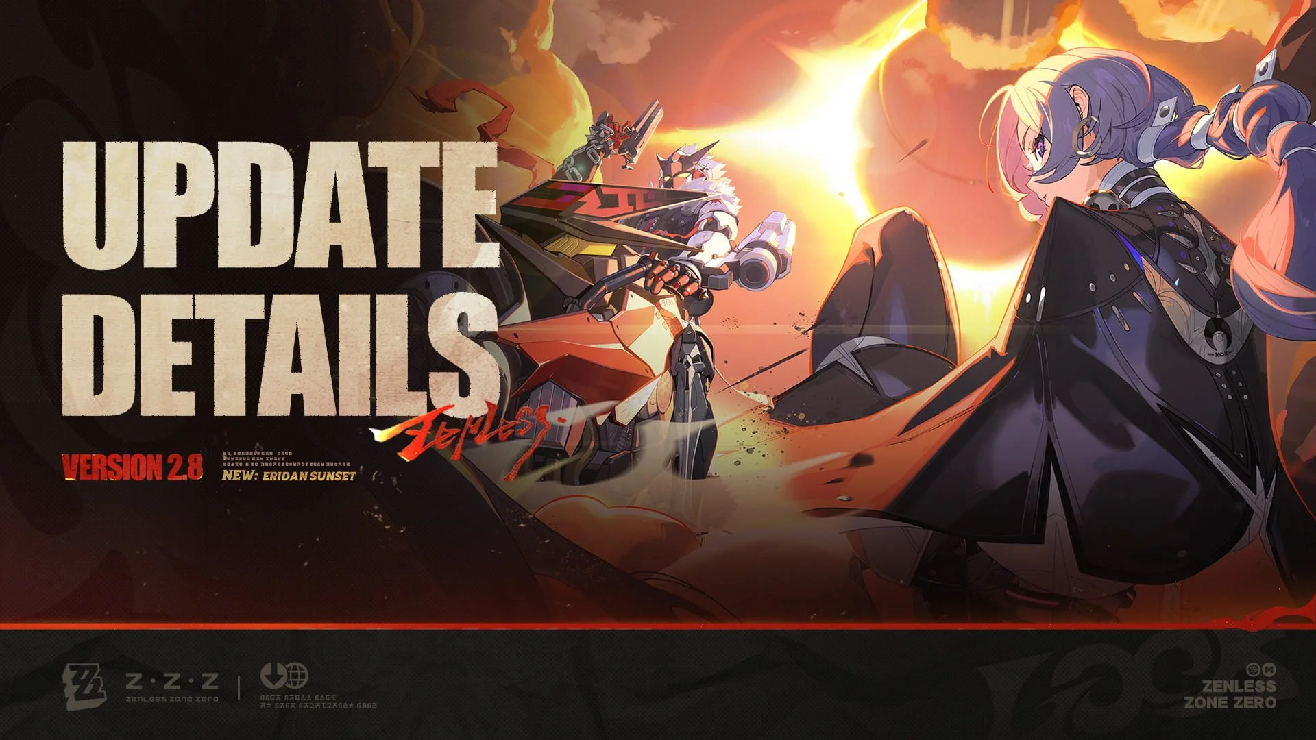 Zenless Zone Zero Version 2.8 “New: Eridan Sunset” Update Guide