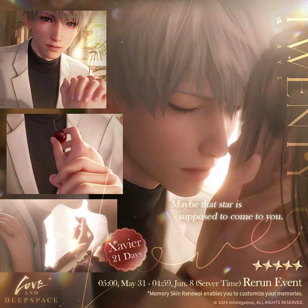 Love and Deepspace Entwined Shadows Rerun Guide: Featured 5-Star Memories, Precise Wish System, and Event Rewards