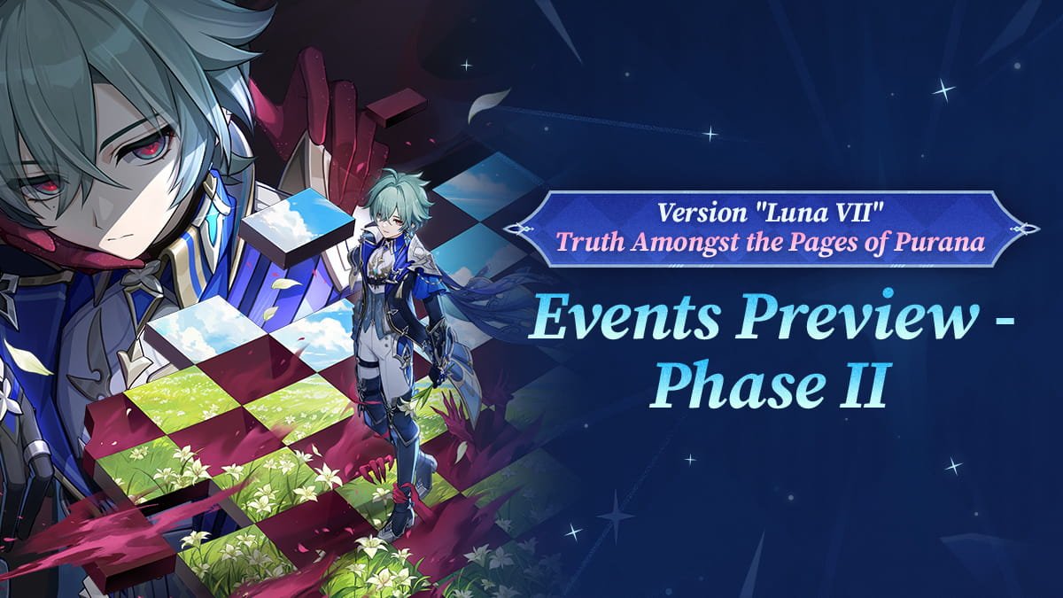 Genshin Impact Version “Luna VII” Phase II Events Preview: “Truth Amongst the Pages of Purana”