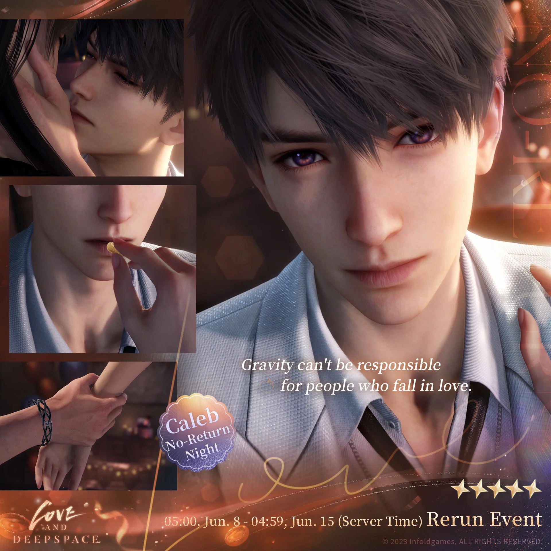 Love and Deepspace 2025 Caleb Birthday Event Rerun: No-Return Night Memory, Summer Daydream Rewards, and Event Guide