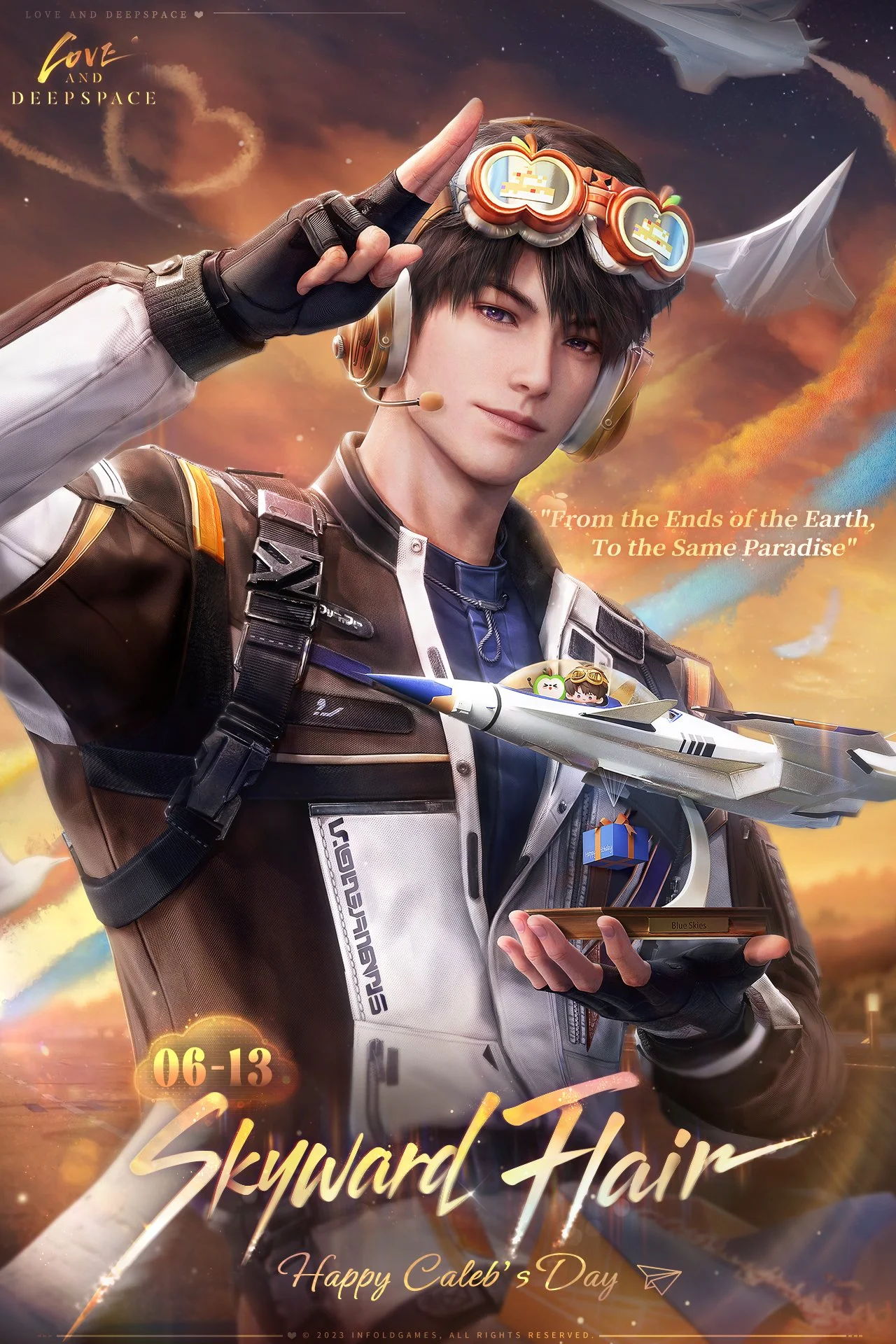 Love and Deepspace Caleb, Your Skyblue Birthday Event Guide: 5-Star Memory, Rewards, Flight Stamps, and Exclusive Birthday Content