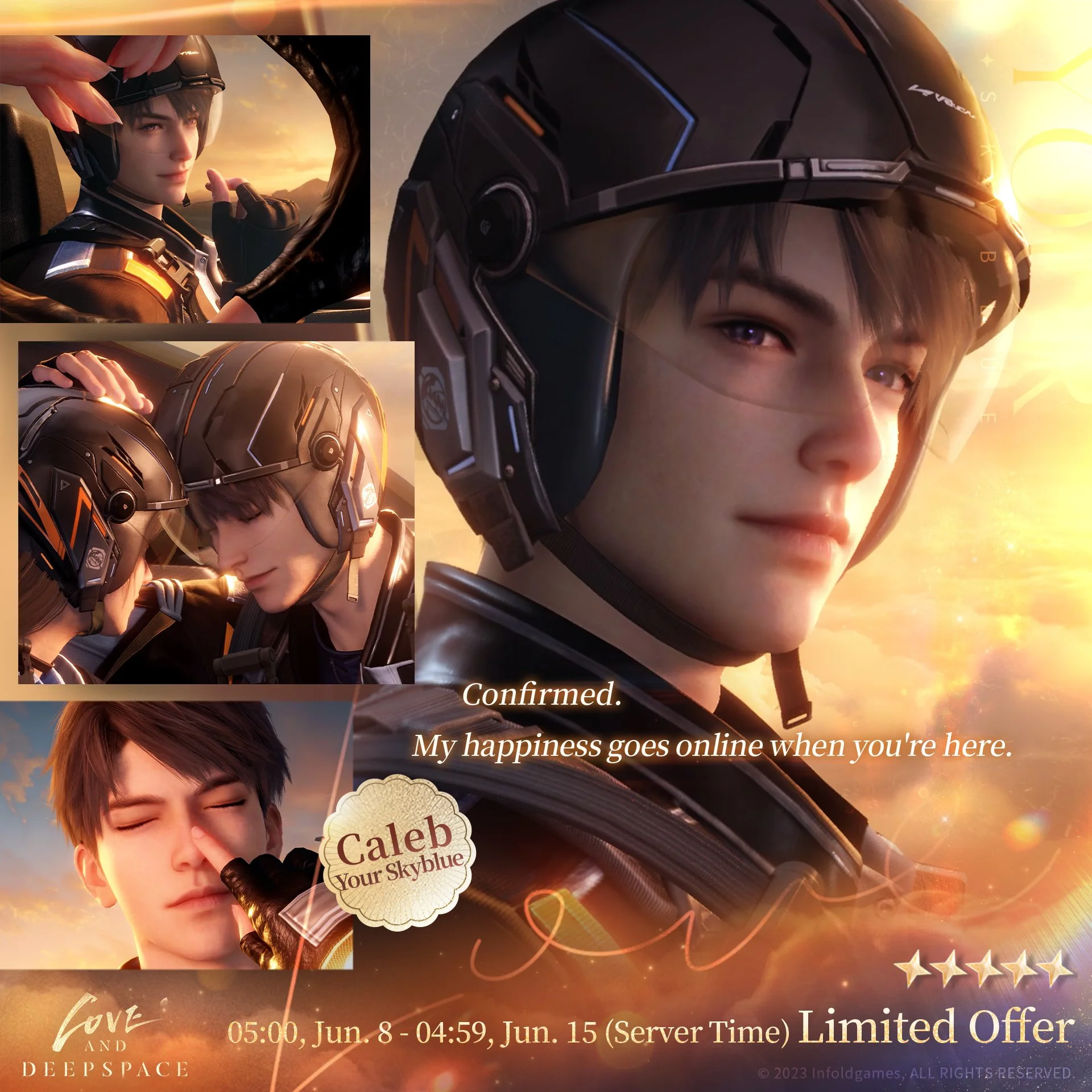 Love and Deepspace Caleb: Your Skyblue 5-Star Memory Guide – Release Date, Story, Event Details, and Limited Availability