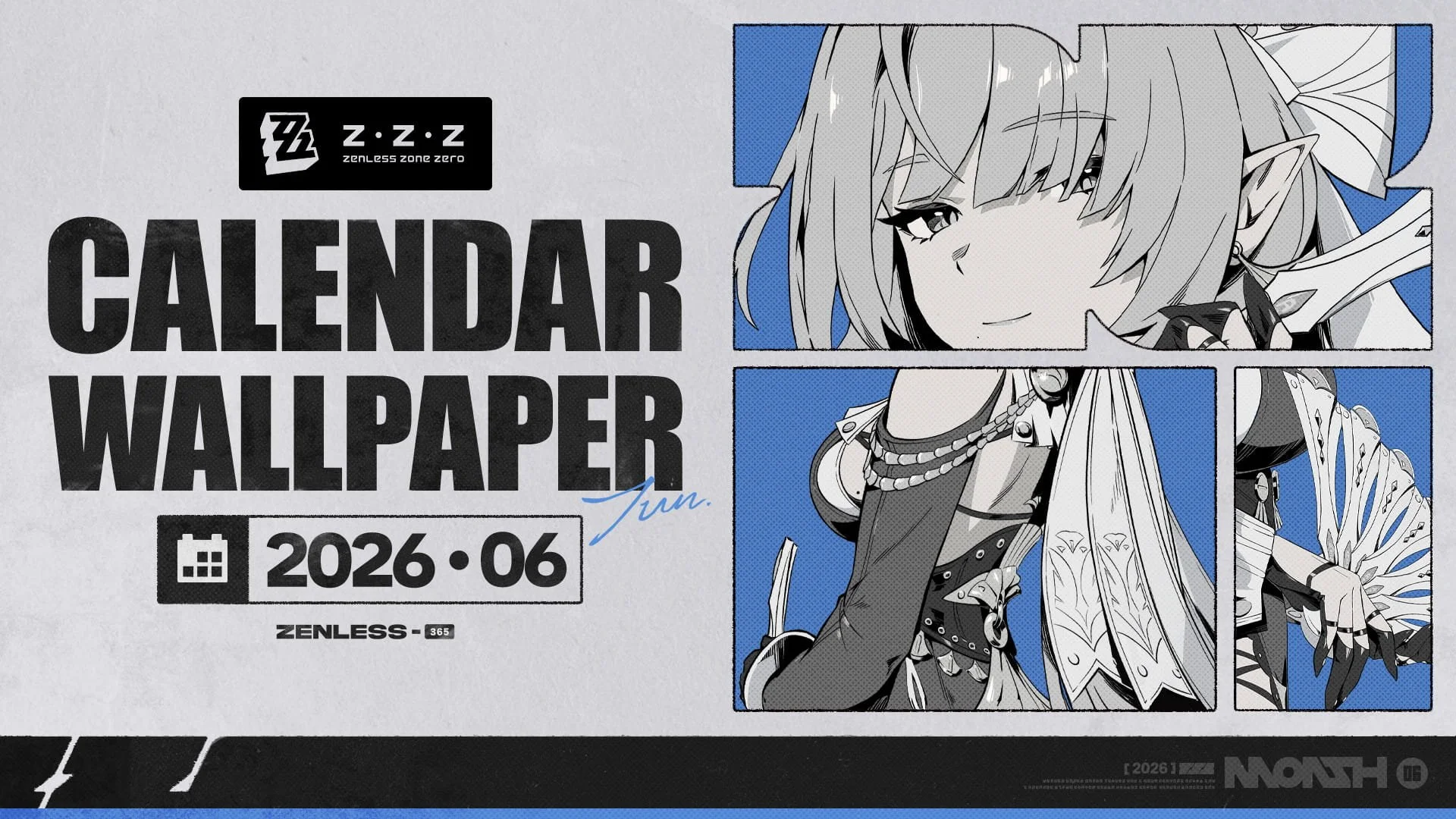 ZZZ June 2026 Calendar Wallpaper: Roscaelifer-Themed Desktop and Mobile Backgrounds Now Available