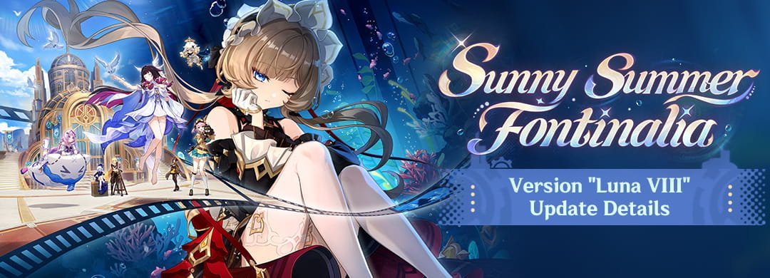 Genshin Impact Version Luna VIII Update: Sunny Summer Fontinalia, Sandrone, New Areas, Rewards, and Major Features