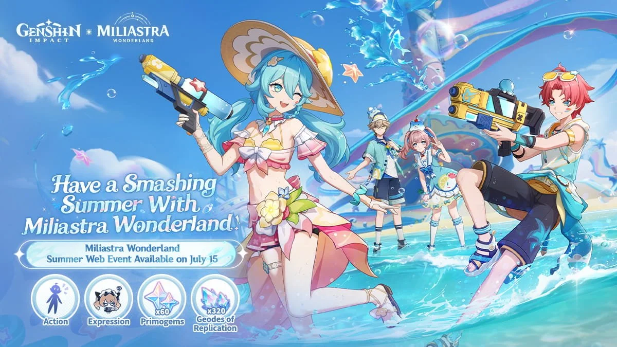 Genshin Impact Miliastra Wonderland Summer Web Event: Rewards, Dates, and How to Participate