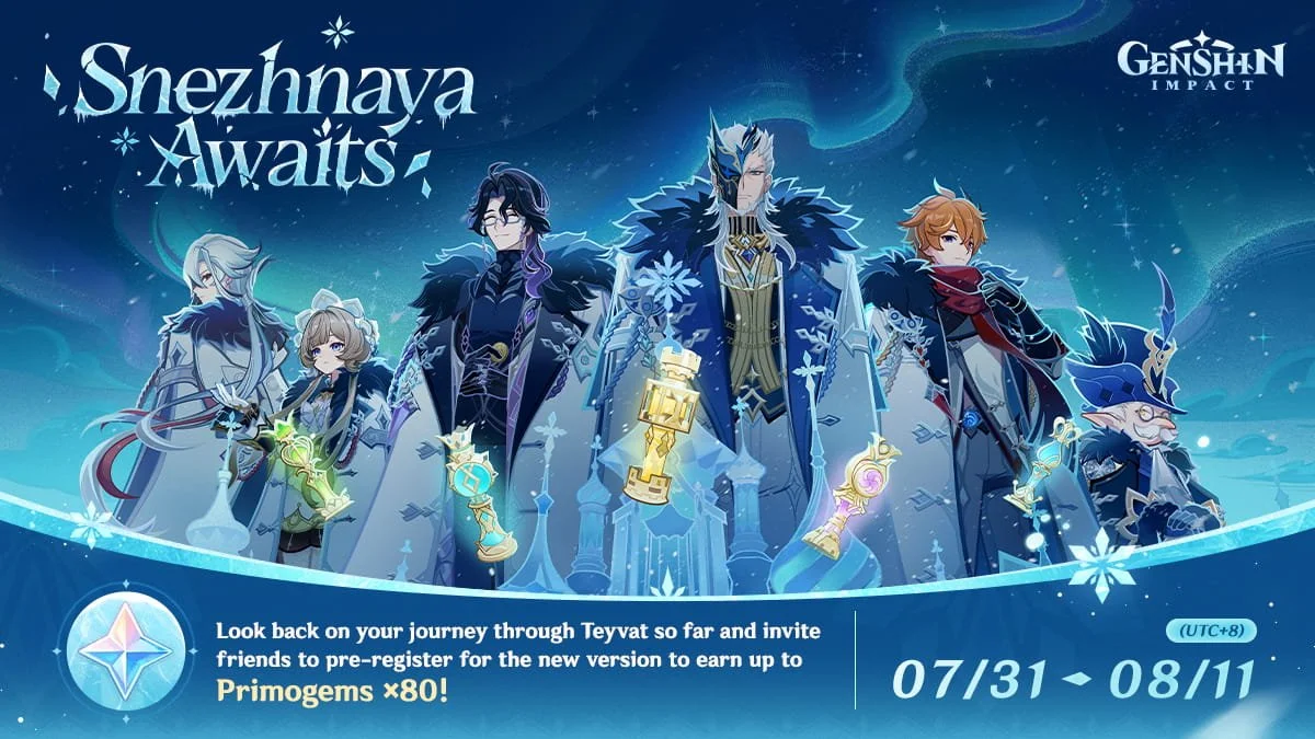 Genshin Impact Snezhnaya Awaits Web Event: Dates, Rewards, and How to Participate