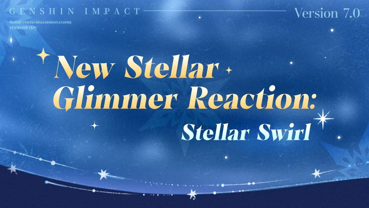 New Stellar Glimmer Reaction: Stellar Swirl in Genshin Impact