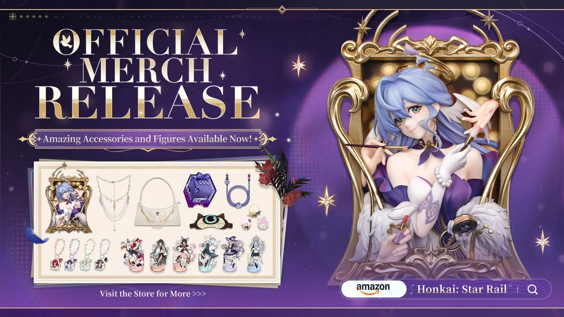 New Honkai: Star Rail Merchandise on Amazon: Robin, Silver Wolf, Aglaea and More