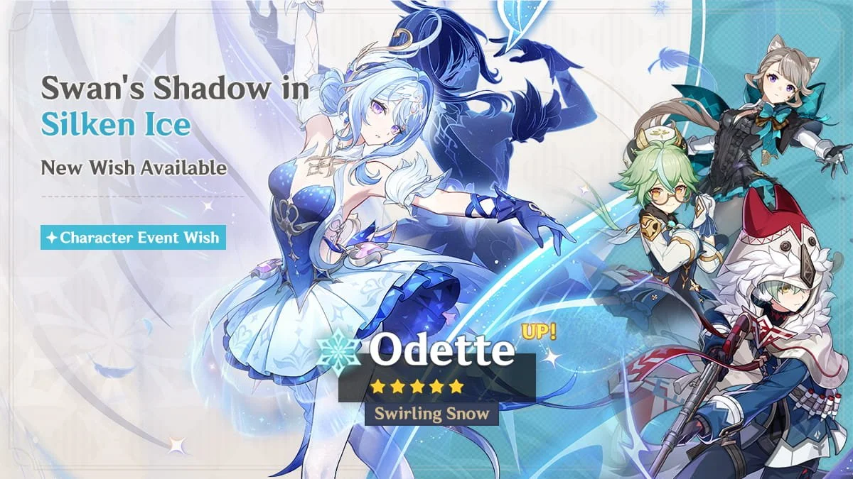 Genshin Impact Version 7.0 Phase I Banners: Odette, Arlecchino, Alyosha, and Featured Weapons