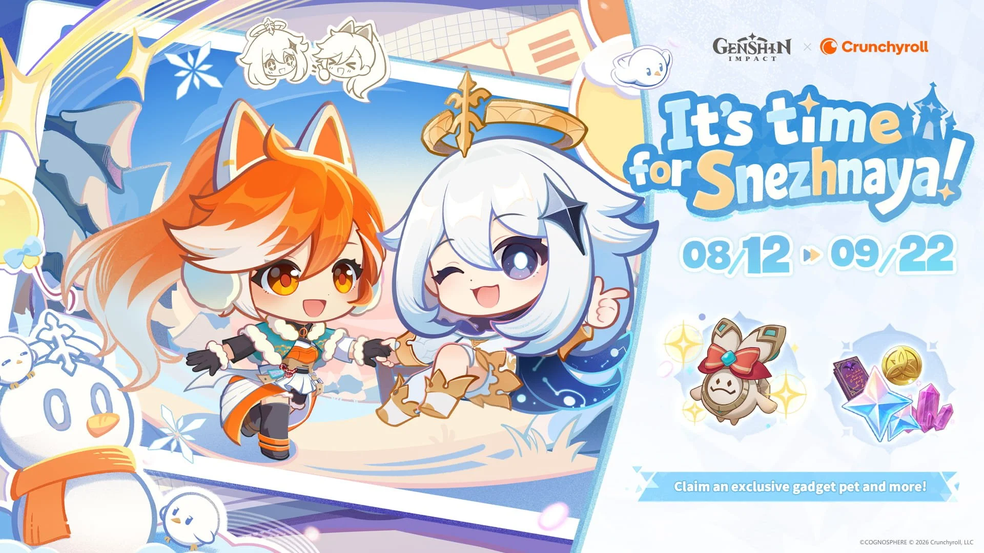 Genshin Impact × Crunchyroll Collaboration Launches With Version 7.0 on August 12