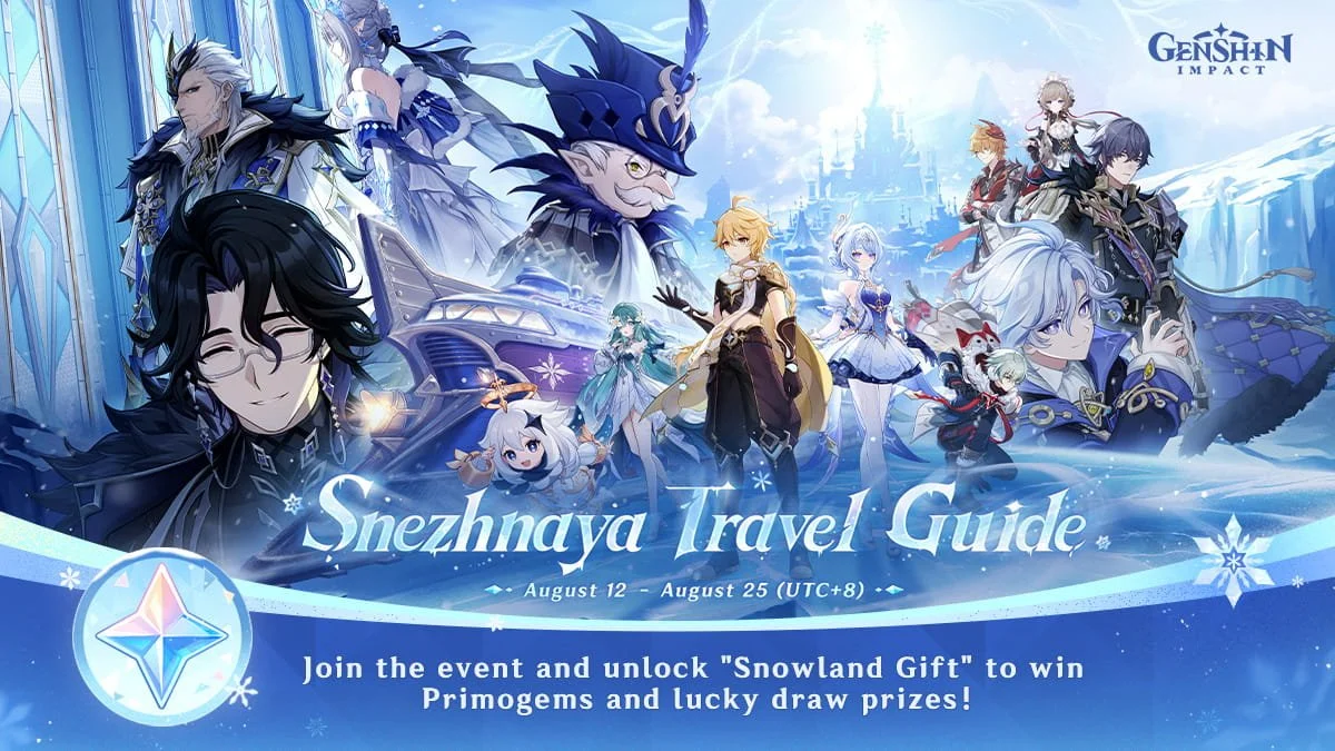 Genshin Impact Snezhnaya Travel Guide Web Event: Rewards, Cryo Keys, Dates, and How to Participate