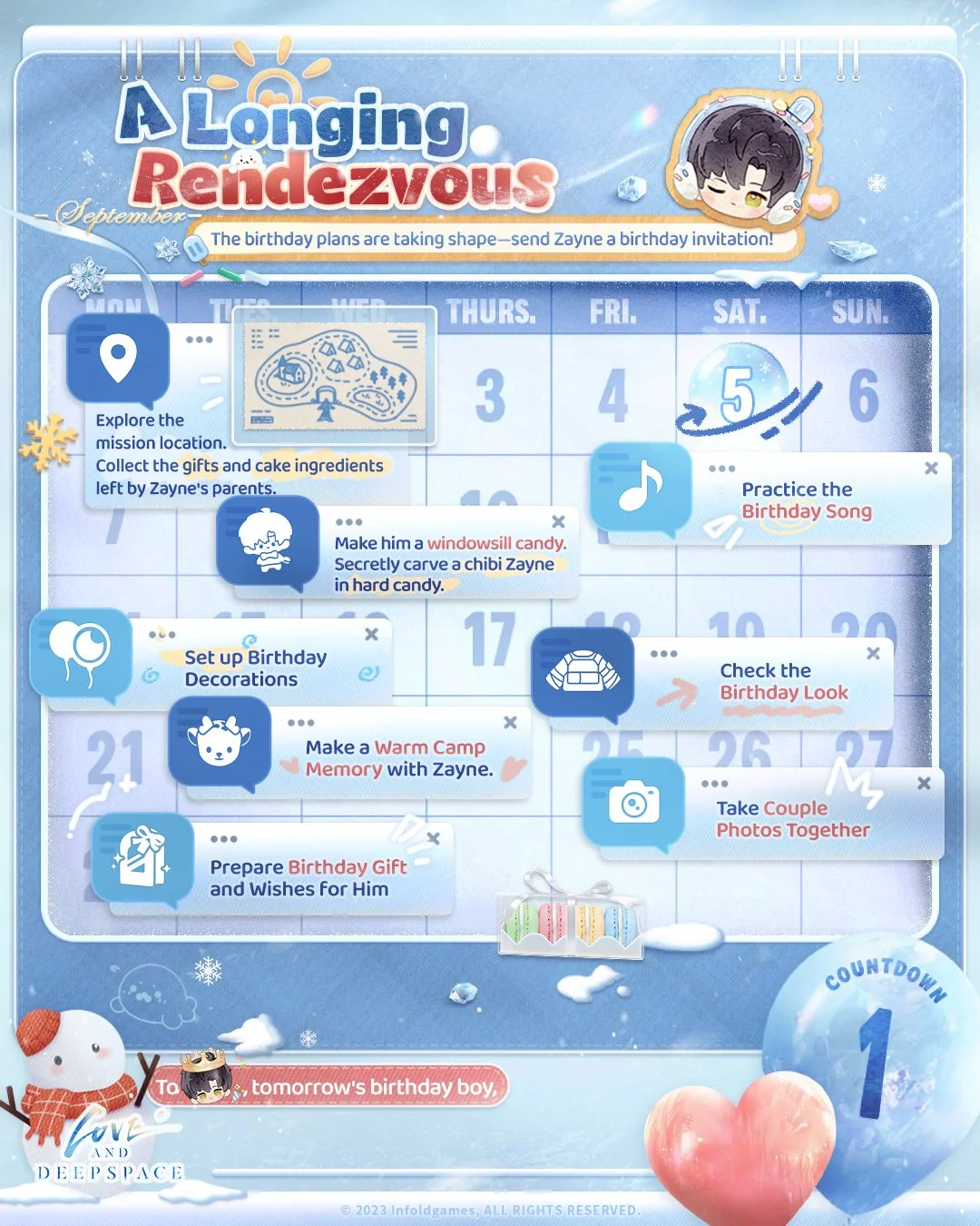 Zayne’s Birthday in Love and Deepspace: Birthday Celebration, Rewards, and How to Participate