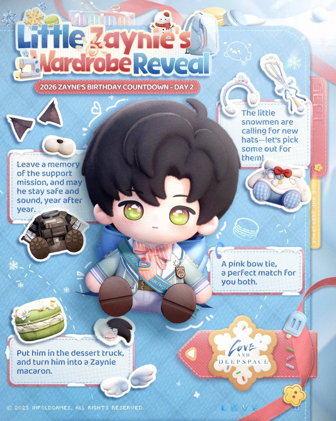 Zayne Birthday Cotton Plushie Event in Love and Deepspace: How to Participate and Rewards
