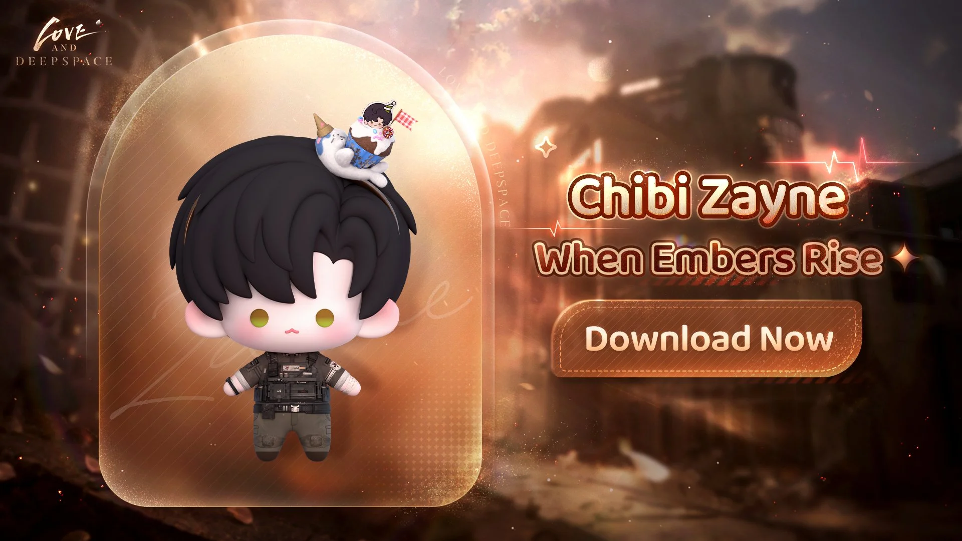 Love and Deepspace Chibi Zayne: When Embers Rise MMD Model – Download Guide and Usage Details