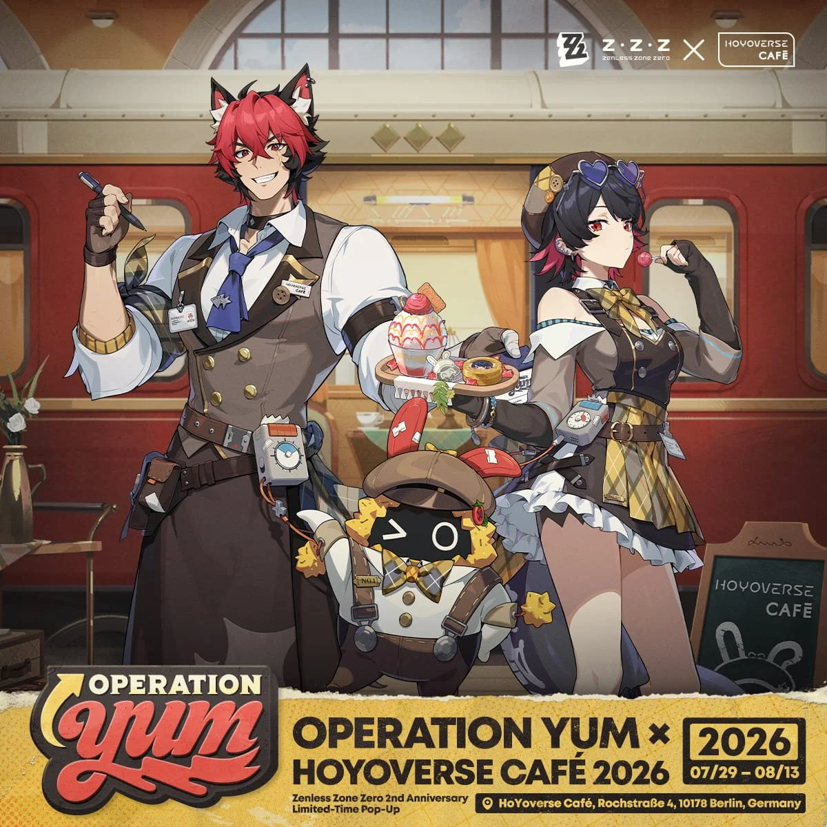 Operation Yum × HoYoverse Café 2026 Special Pop-Up Coming to Berlin