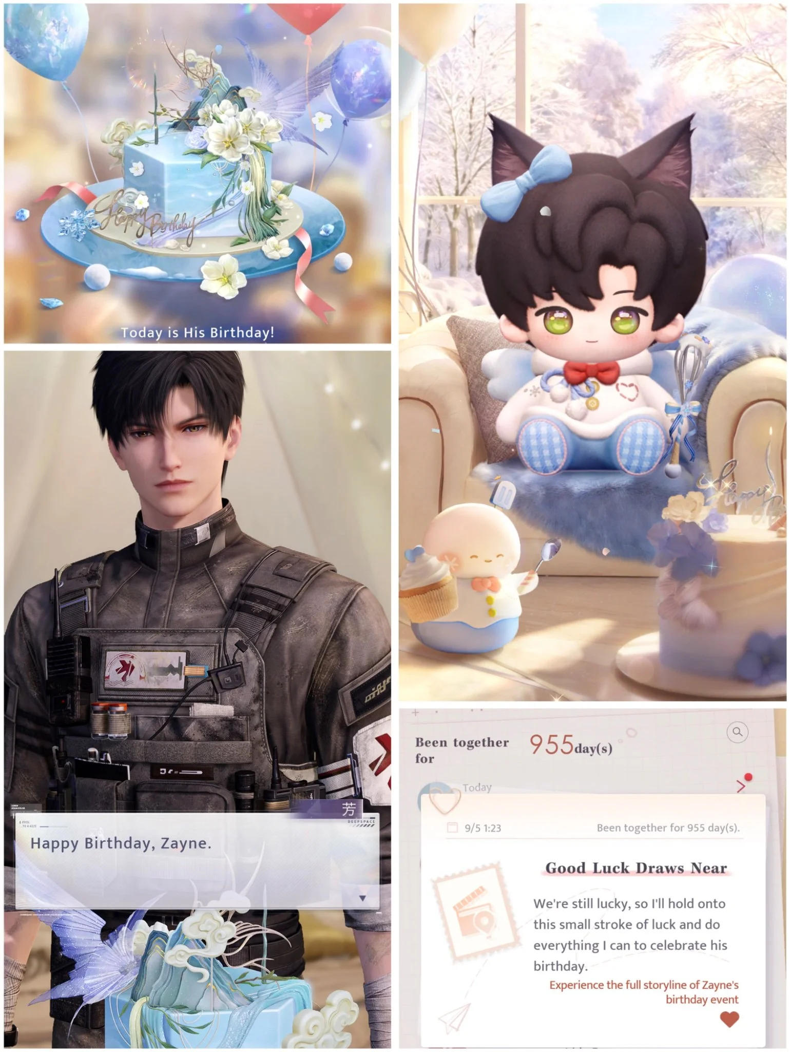 Love and Deepspace Zayne Birthday Special Skit ‘Eternal Wish’: Giveaway and Announcement Details