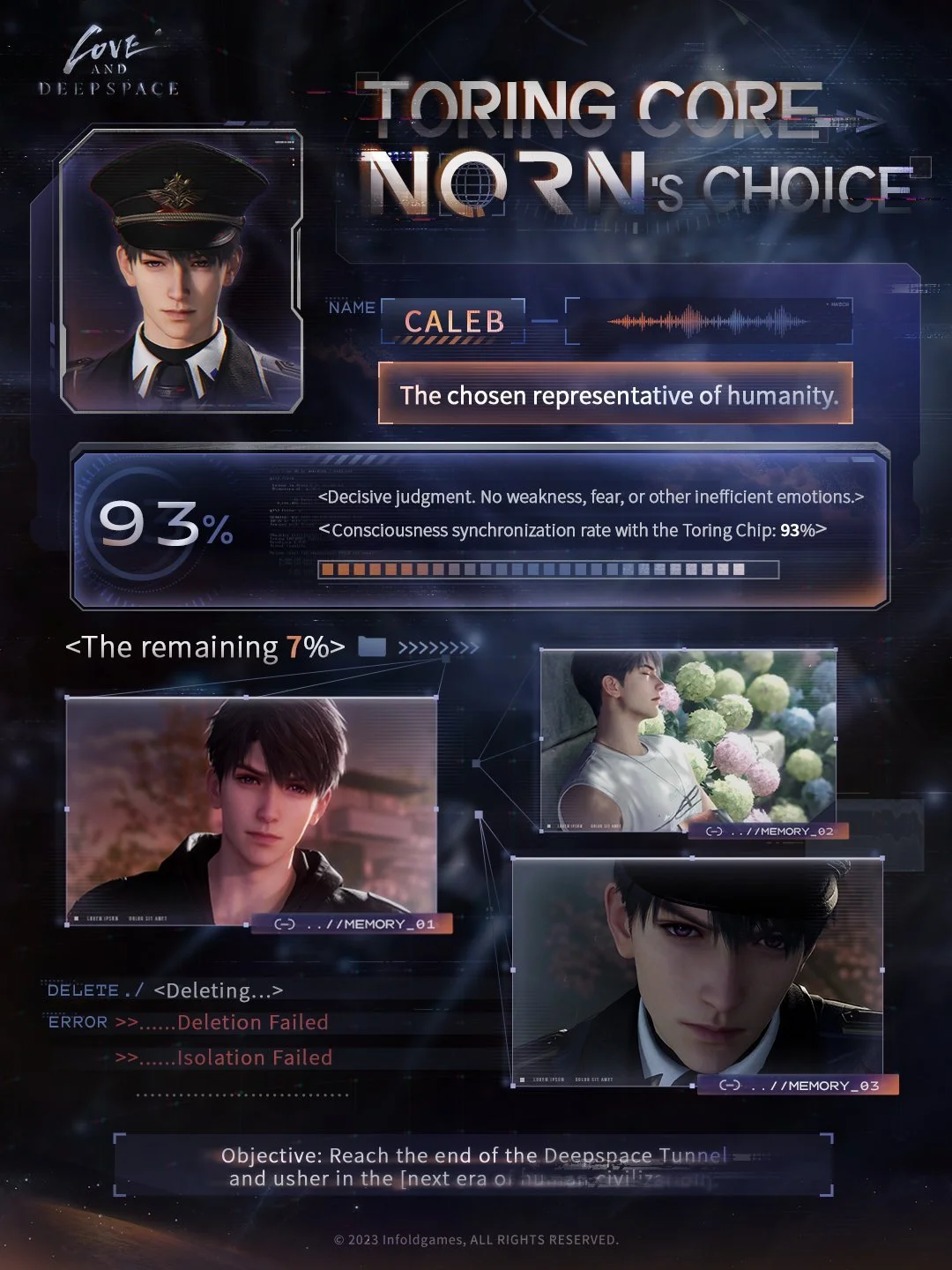 Love and Deepspace Caleb Main Story Branches: Our Trajectory Astray and Silence of the Cosmos