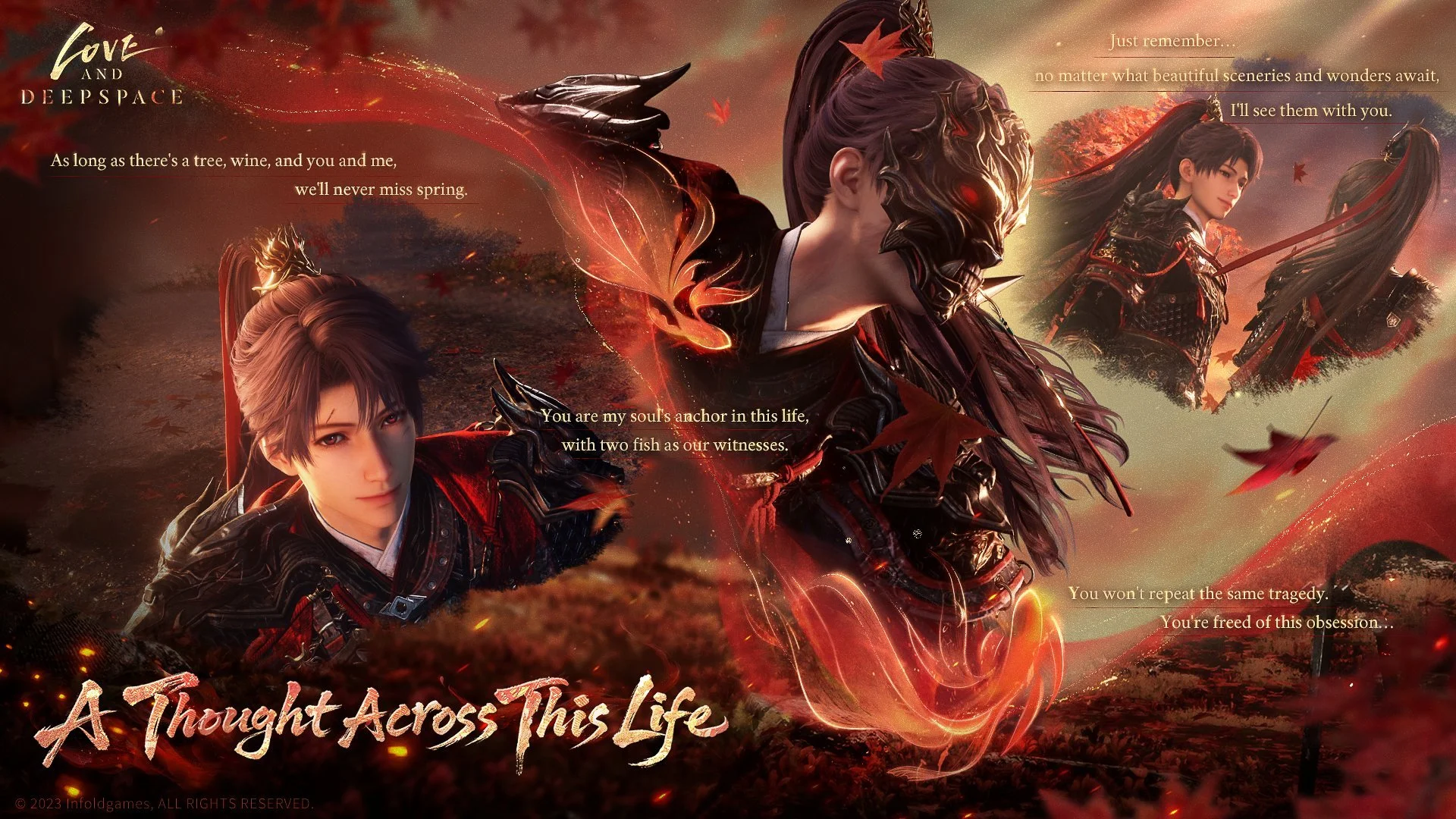 Love and Deepspace Rafayel Vermilion Martial God Teaser: Fishbound Hearts and the Mortal Realm