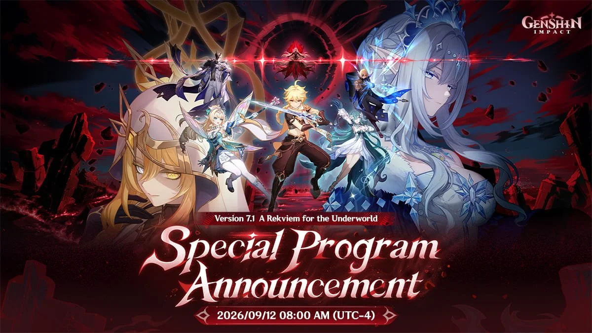 Genshin Impact Version 7.1 Special Program: Date, Time, Livestream, and What to Expect