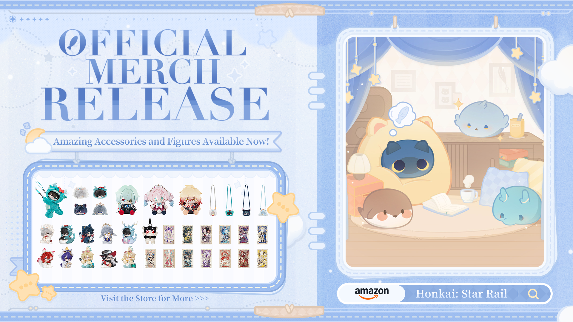 New Honkai: Star Rail Merchandise Available on Amazon