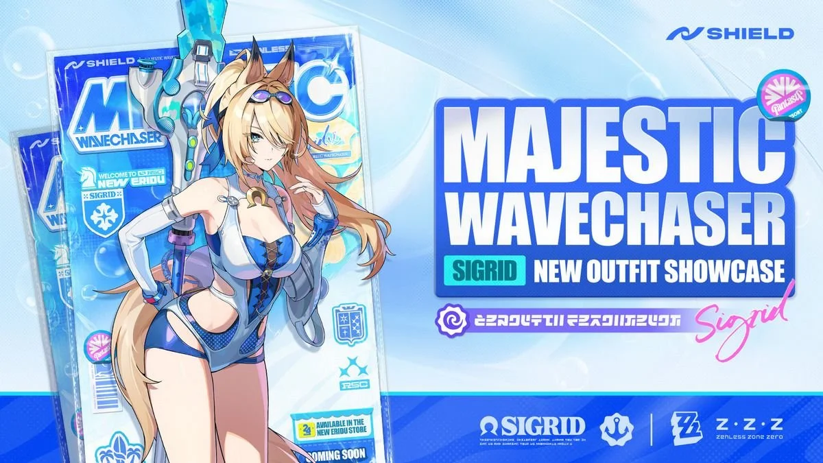 Majestic Wavechaser: Sigrid’s New Outfit in Zenless Zone Zero Version 3.1