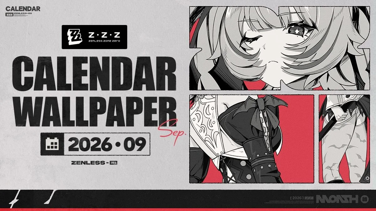 ZZZ September 2026 Calendar Wallpaper: Download Phone and PC Versions