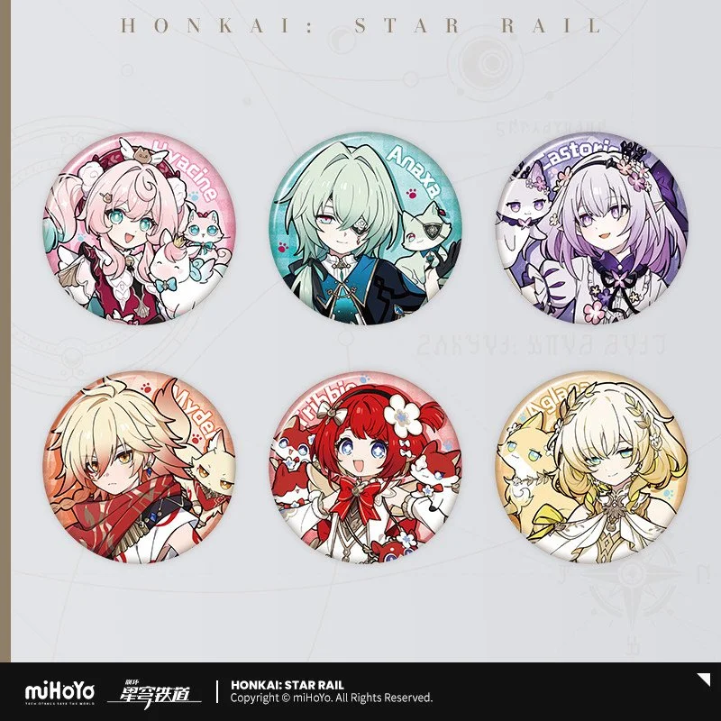 *Preorder* Honkai: Star Rail Little One and Cat Series Metal Pin Vol 7.0