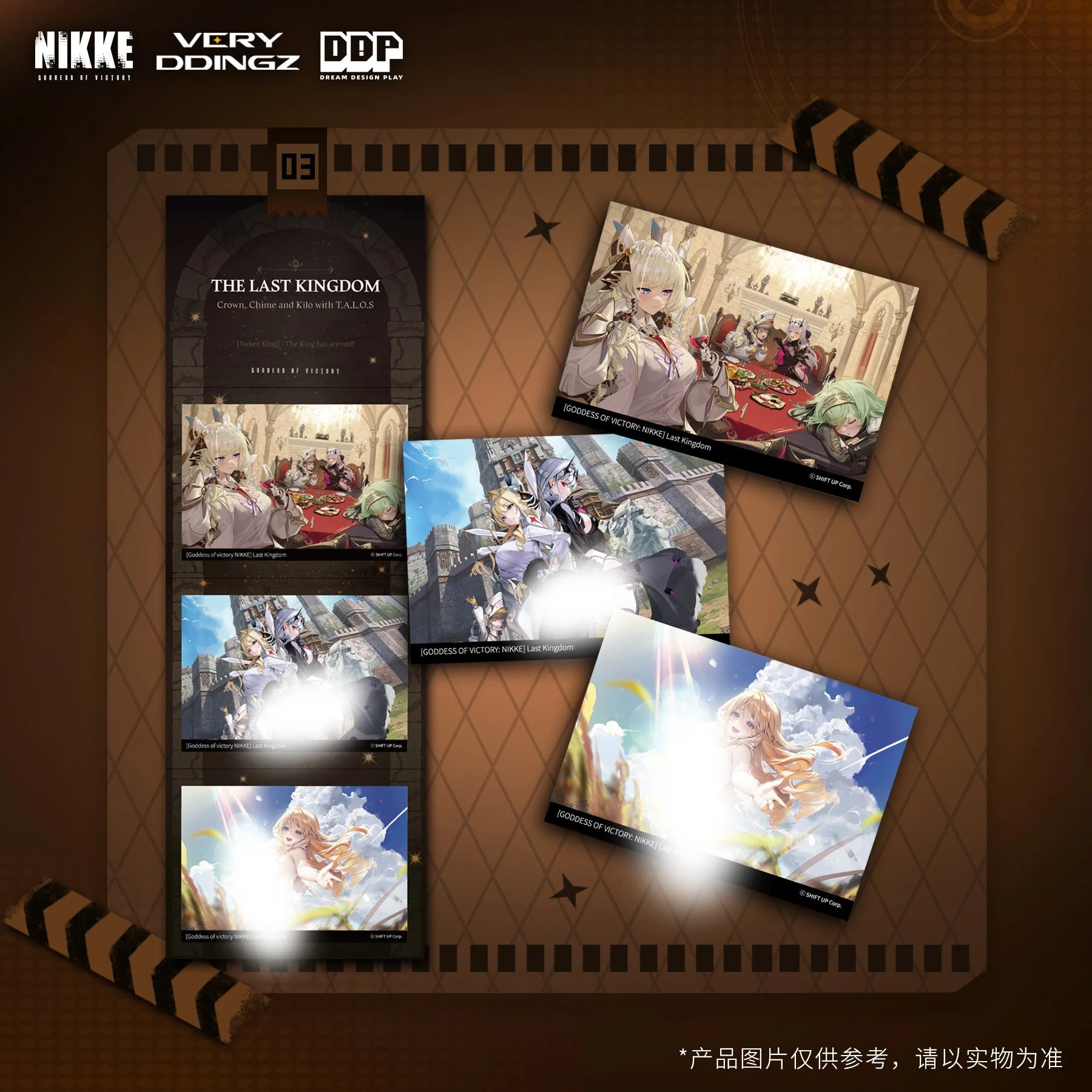 Goddess Of Victory: Nikke Last Kingdom Series Photo Card Set of 3 (KR)