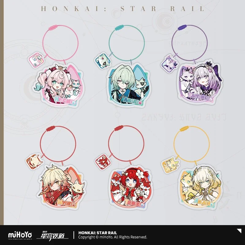 *Preorder* Honkai: Star Rail Little One and Cat Series Acrylic Keychain Vol 7.0