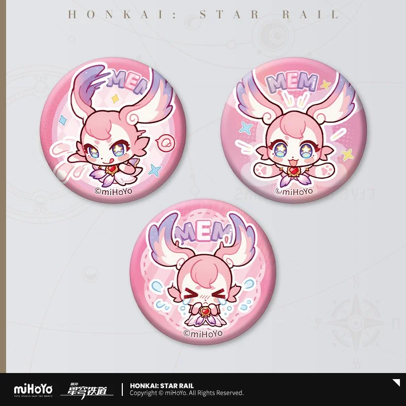 *Preorder* Honkai: Star Rail: PomPom's Exhibition Hall Series Mem Mini Metal Pin Set of 3