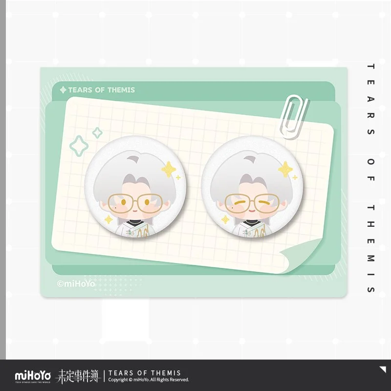 *Preorder* Tears of Themis Stellis Heartbeat Series Vyn Birthday Chibi Mini Pin Set