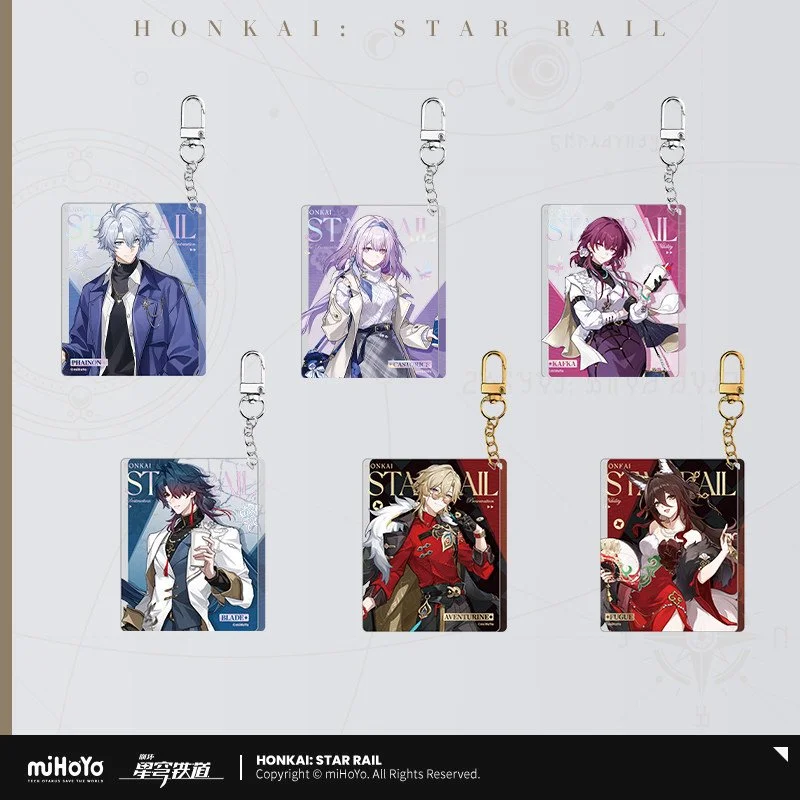 Honkai: Star Rail Express Travel Series Acrylic Keychain