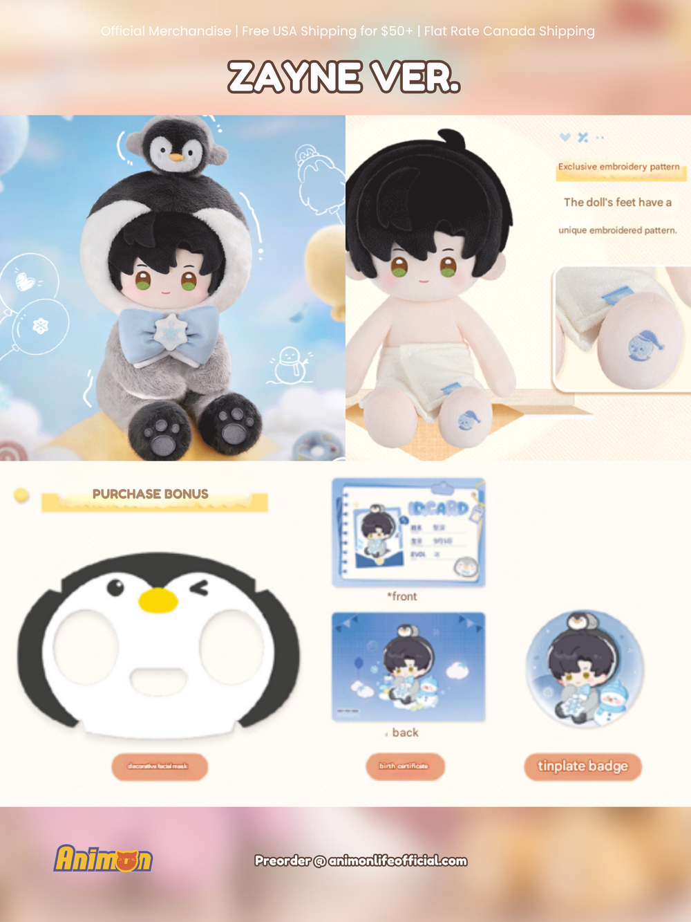 Preorder* Love and Deepspace Fluffy Party Series Plush Doll