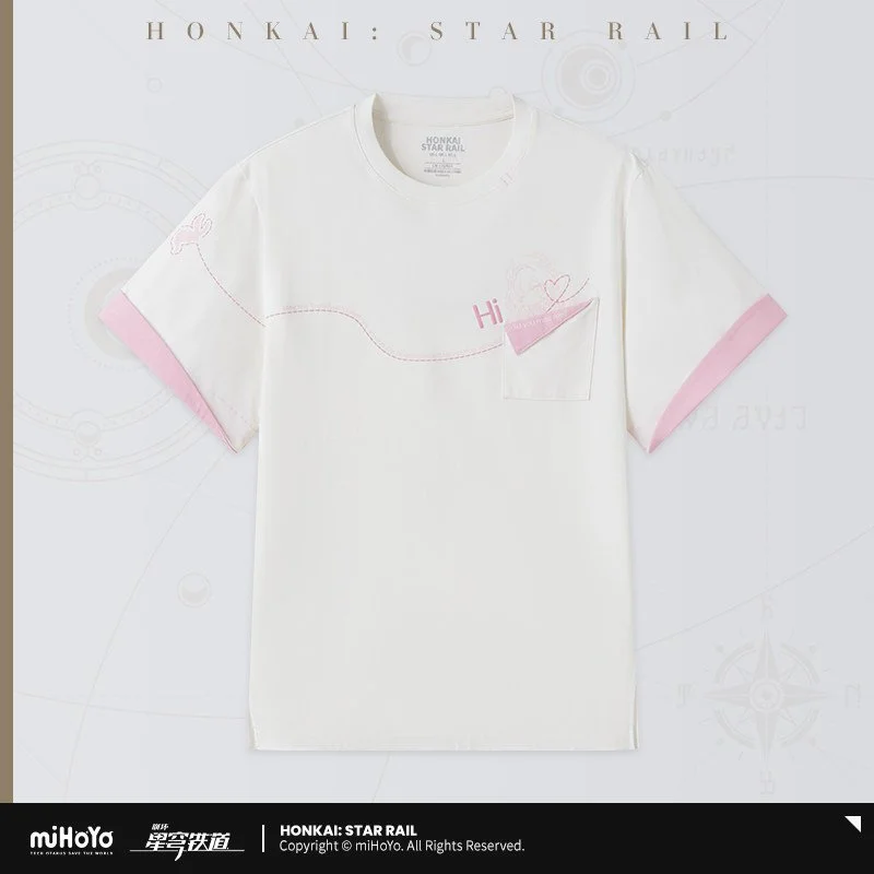 *Preorder* Honkai: Star Rail Cyrene Theme Impression Series T Shirt: Patchwork Style