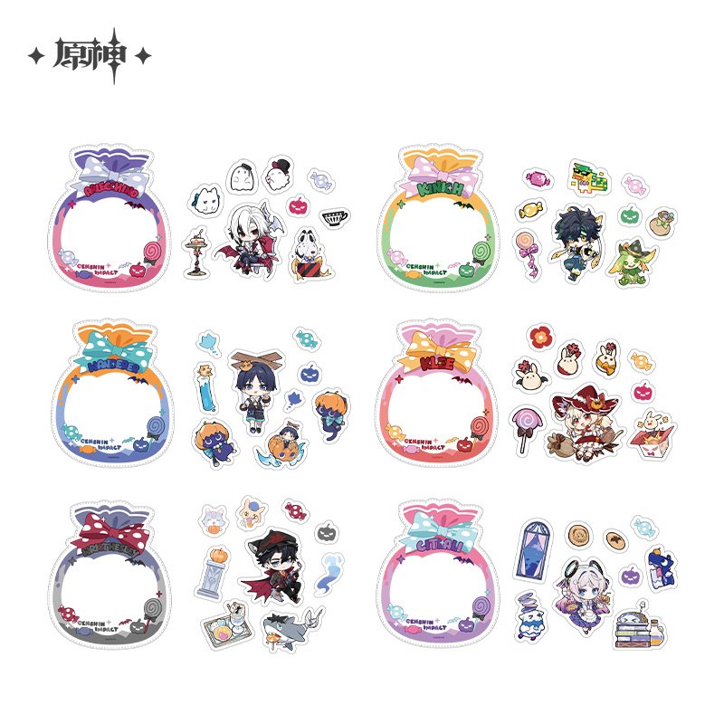 *Preorder* Genshin Impact Twilight Whimsy Series Sticker Set