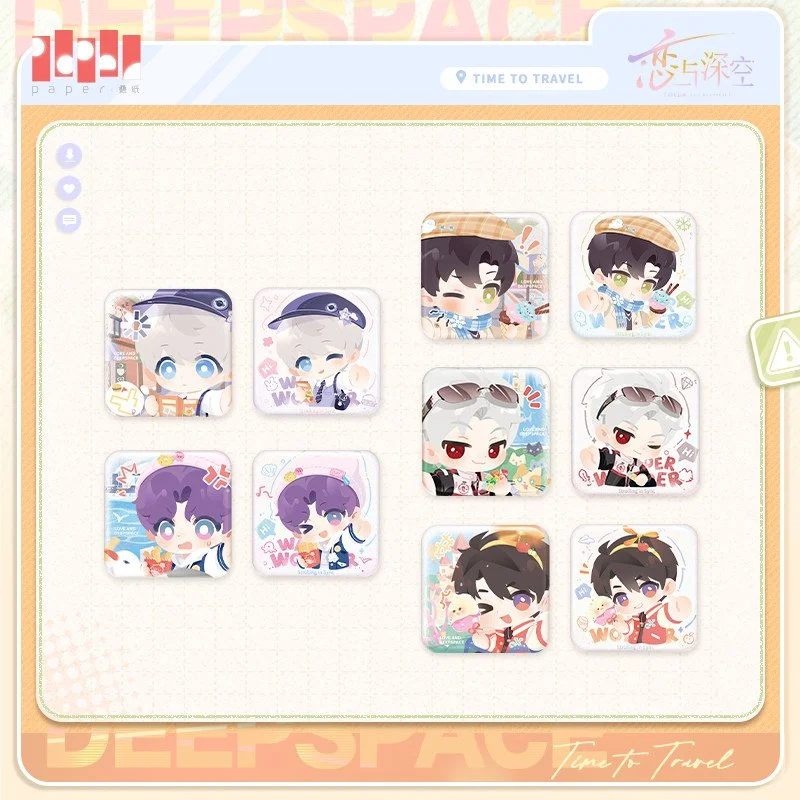 *Preorder* Love and Deepspace Wander Wonder Series Mini Metal Pin Set