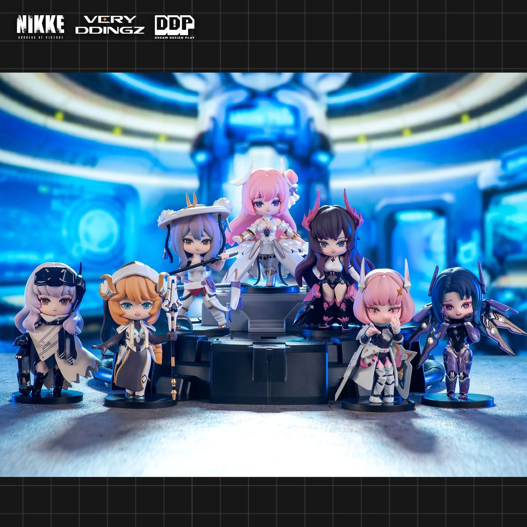 Goddess Of Victory: Nikke Exclusive Collection Series Figure Blindbox (6 designs): Single Pull (KR)