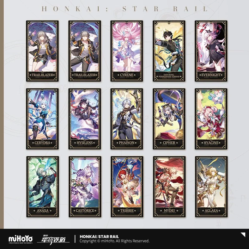 *Preorder* Honkai: Star Rail Second Anniversary Series Card Type B Blindbox (15 designs): Single Pull