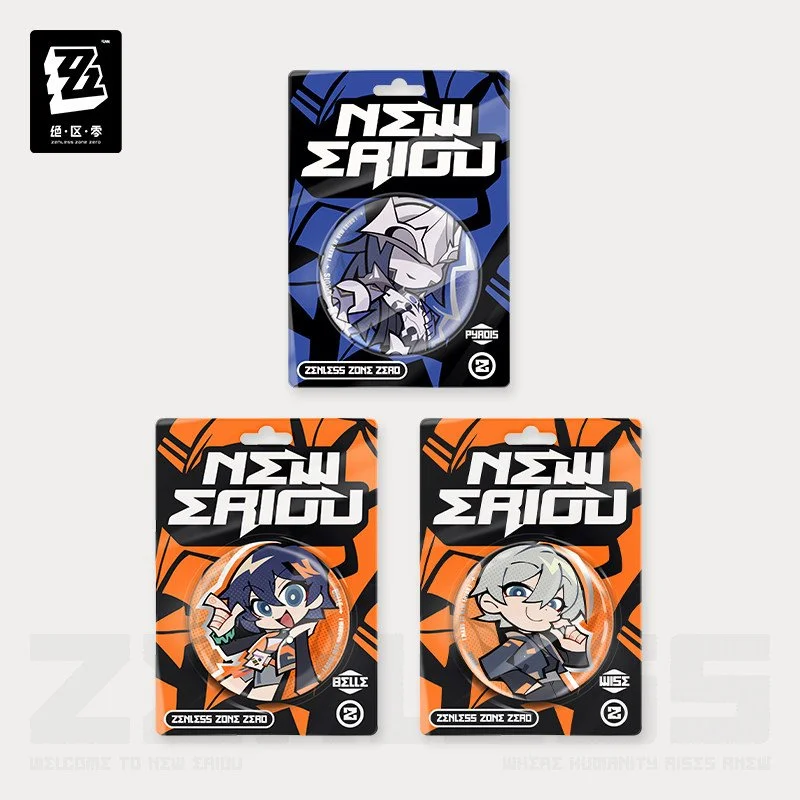 Zenless Zone Zero New Eridu Series Chibi Metal Pin: Random Play