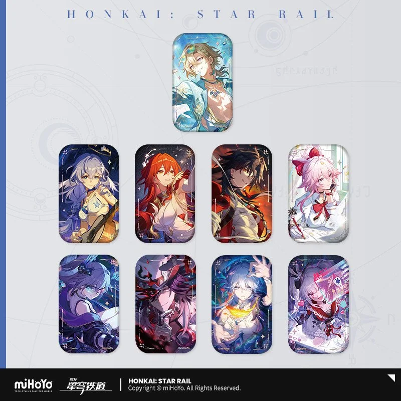 Honkai: Star Rail Light Cone Series Rectangular Metal Pin Version 4.0